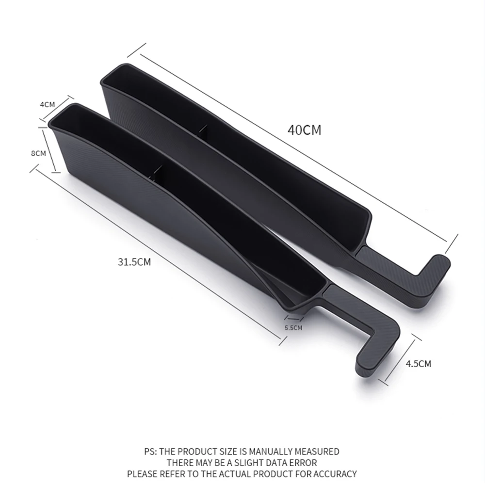 Organizador de huecos para asiento de coche, caja de almacenamiento anticaída, accesorios interiores para Tesla Model 3 Y Model S Model X