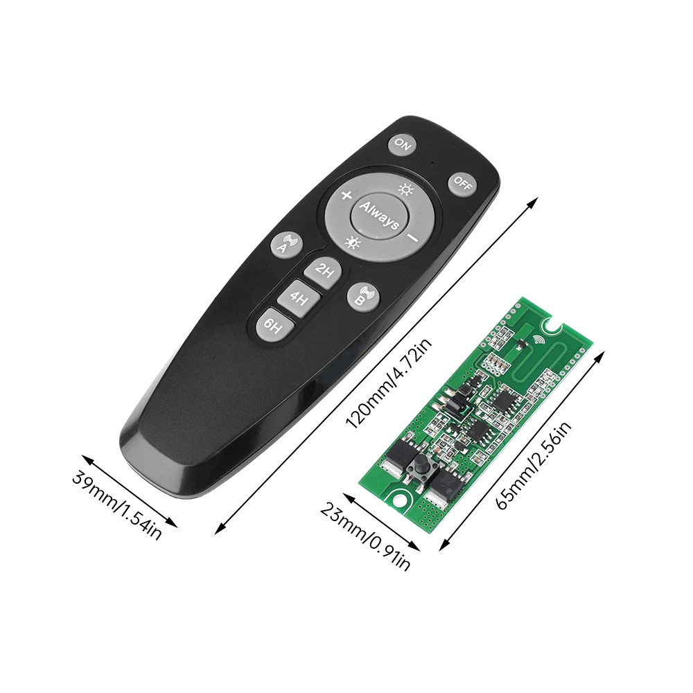 High Power 3.2V 3.7V Remote Control Radar Human Body Induction Solar Light Circuit Board Solar Street Light Driver Board 5-10M
