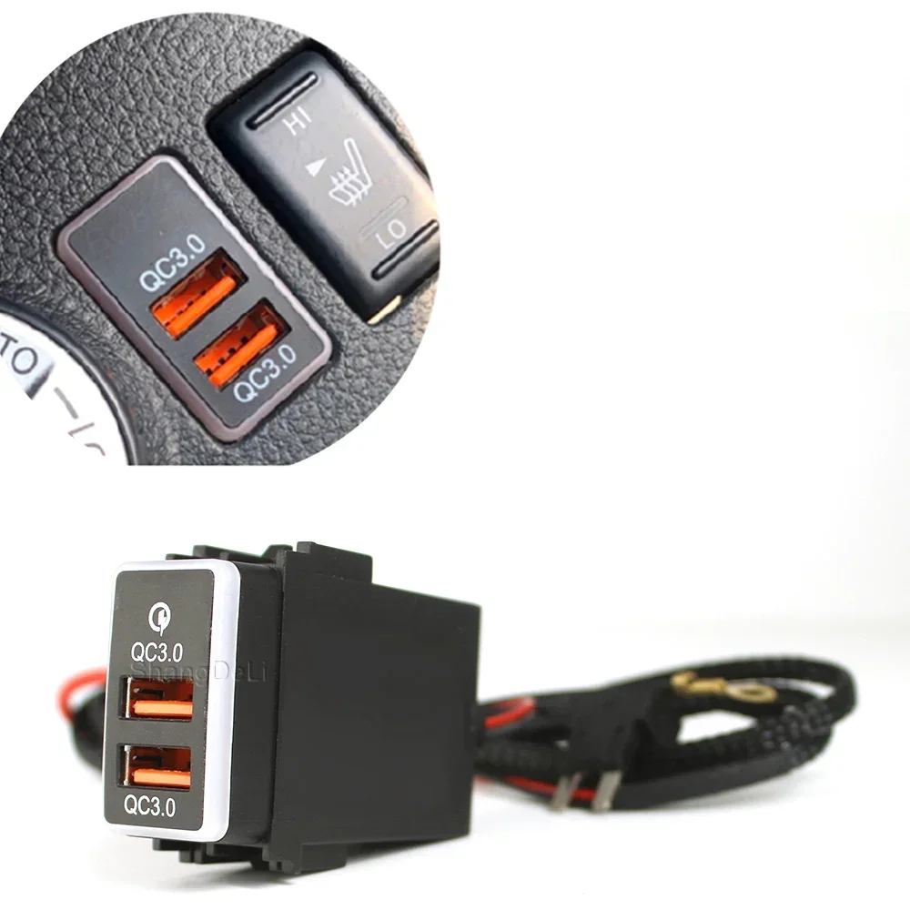 luz-led-12v-carregador-rapido-de-carro-qc30-adaptador-de-soquete-de-interface-usb-dupla-para-nissan-qashqai-teana-ensolarado-y61-y62-x-trail-sylphy