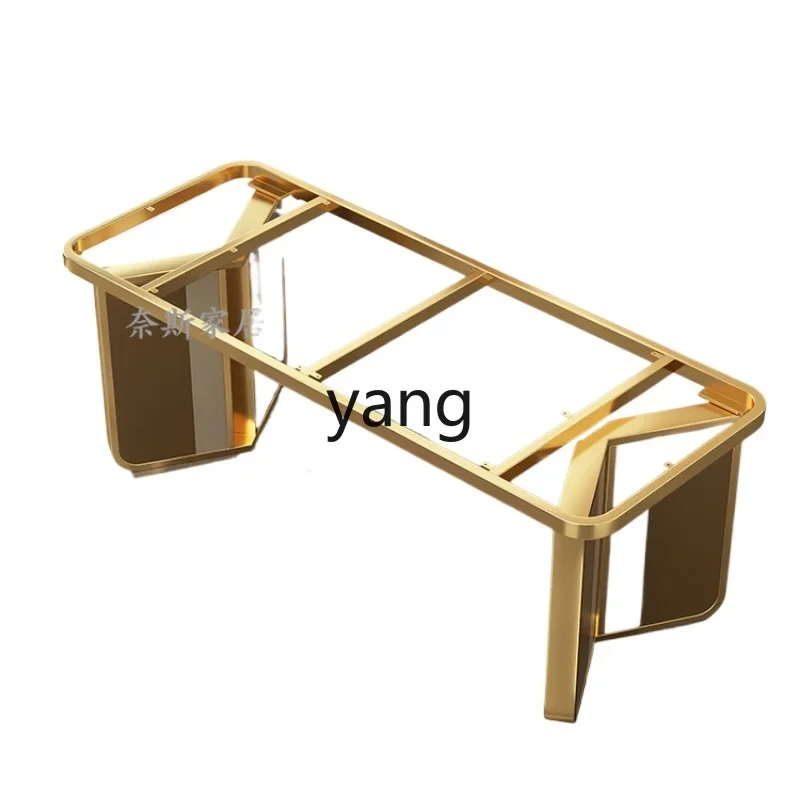 

LH light luxury stainless steel bracket marble dining table leg bracket rock slab tea table coffee table tripod