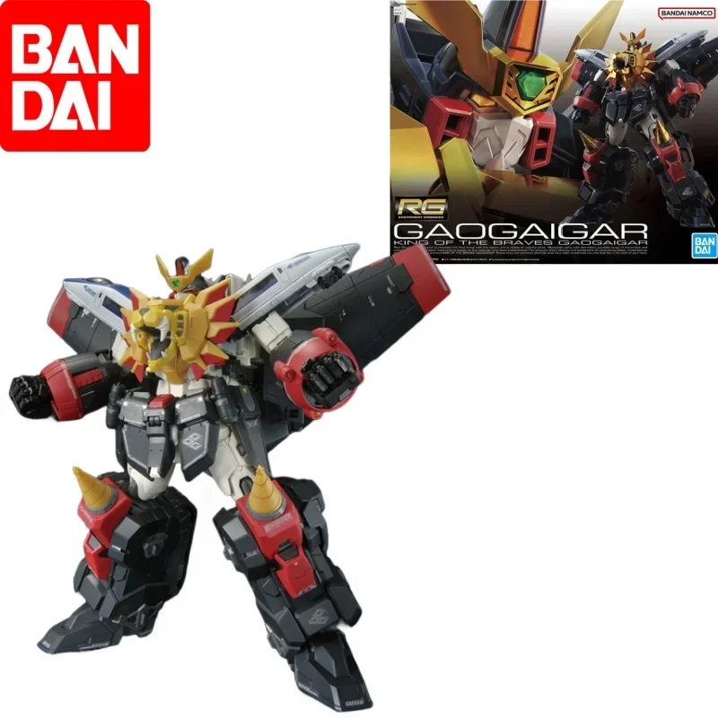 Spot Bandai Rg Gaogaigar Lion King Kai Transformation Combination Action Figure Assembly Collection Model Toys