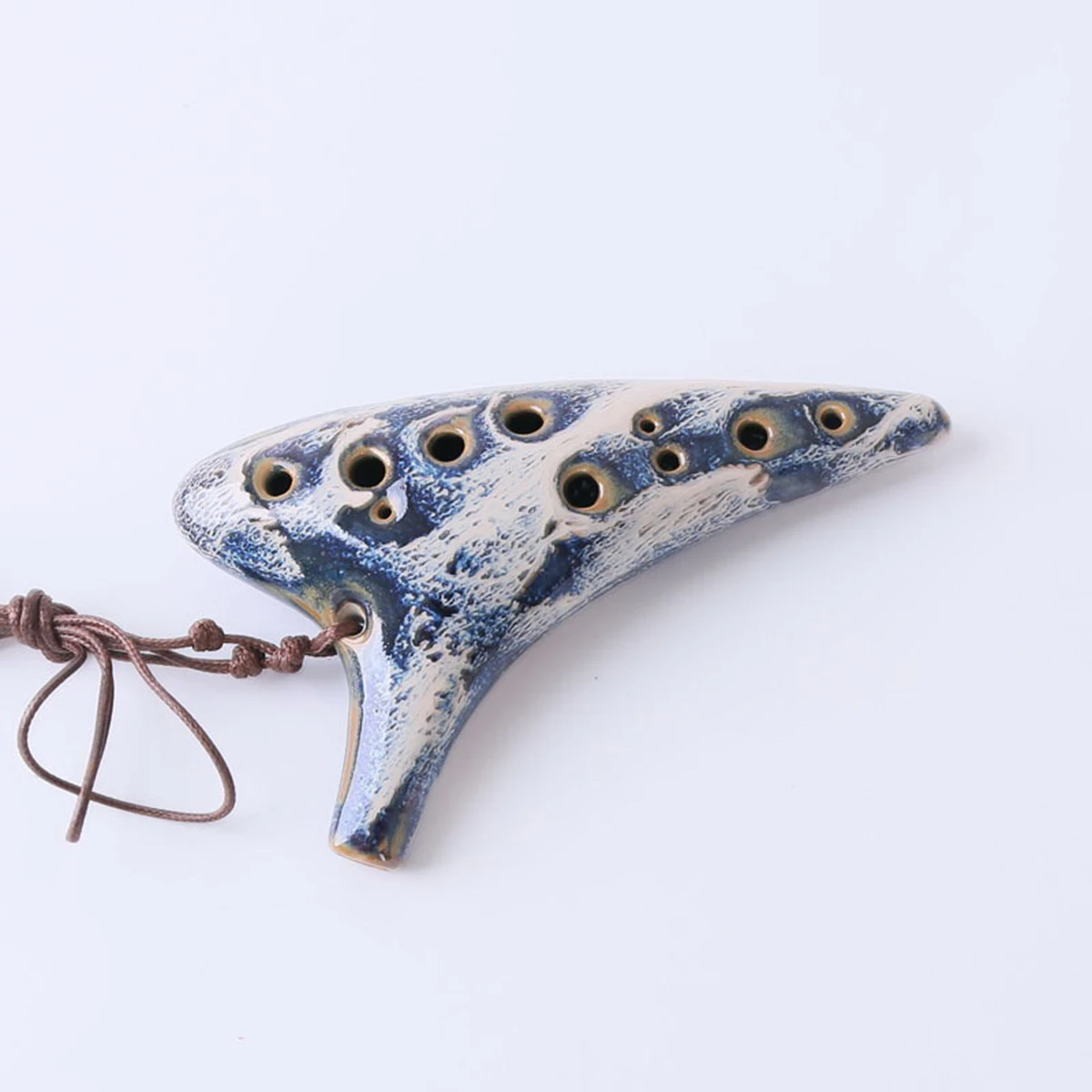 

12 Hole Ocarina Ceramic Flute Musical Instrument Easy to Learn Comfortable Ergonomic Design for Beginners Gifts Peru