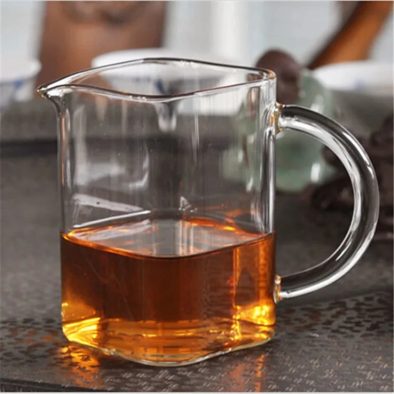 250ml Handmade Heat-Resisting Glass teapot mug Cha hai Gongdao Teacup Fair mug,kung fu tea cups teaset gongdao bei tea cup