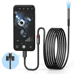 200w pixel HD single/dual lens waterproof industrial endoscope micro inspection camera suitable for Android and Apple phones