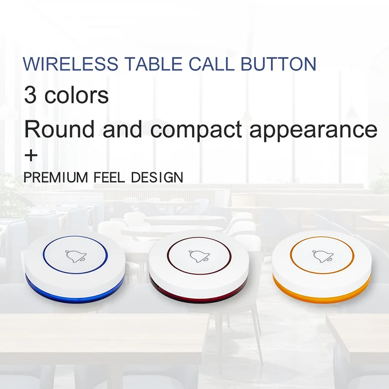 High Quality Wireless Call Button Pager for Restaurants and Hospitals Efficient Guest Calling System