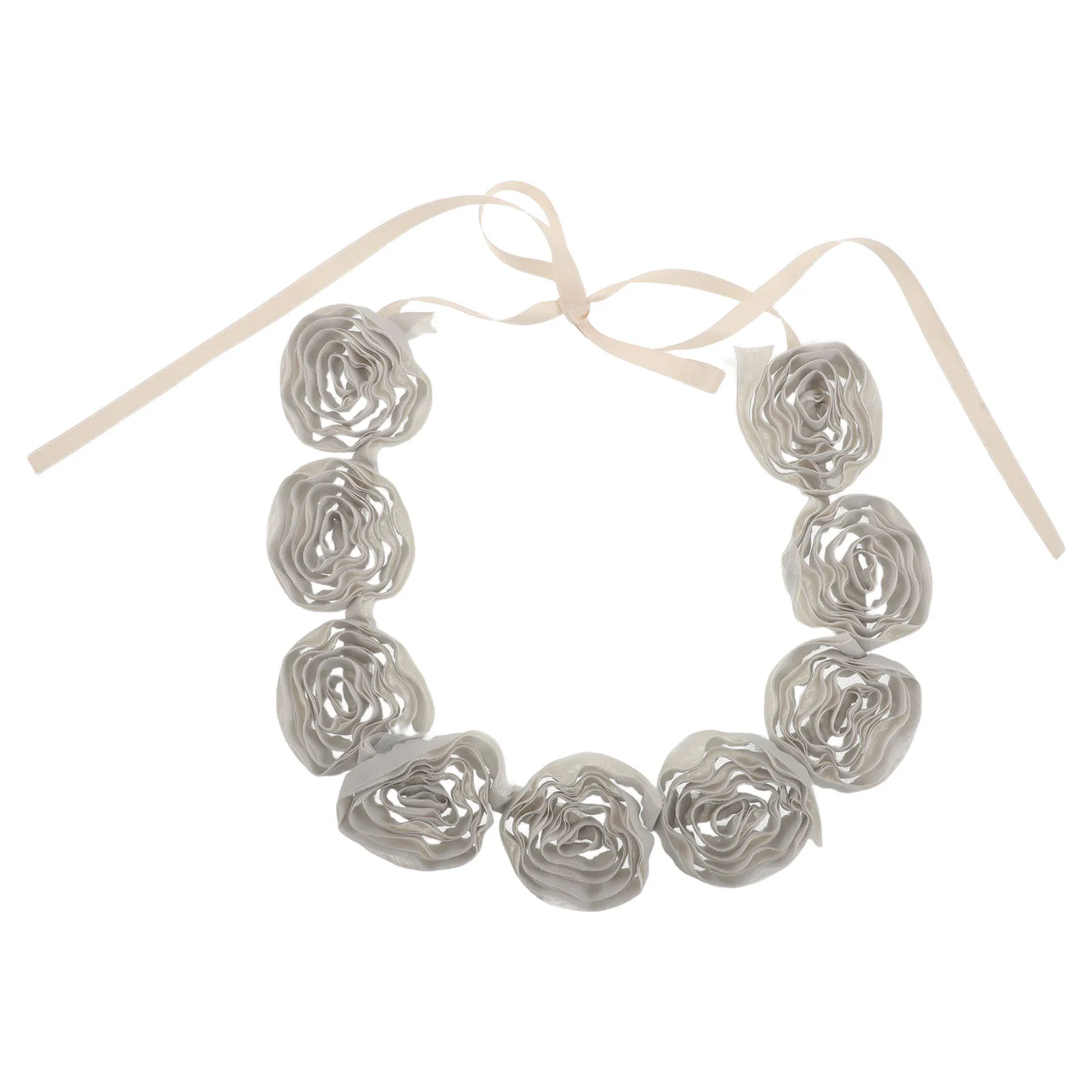 

Rose Embroidery Wedding Belt For Women Bridal Dress Sash Ethnic Style Handmade Floral Waistband Adjustable Cloth Belt For