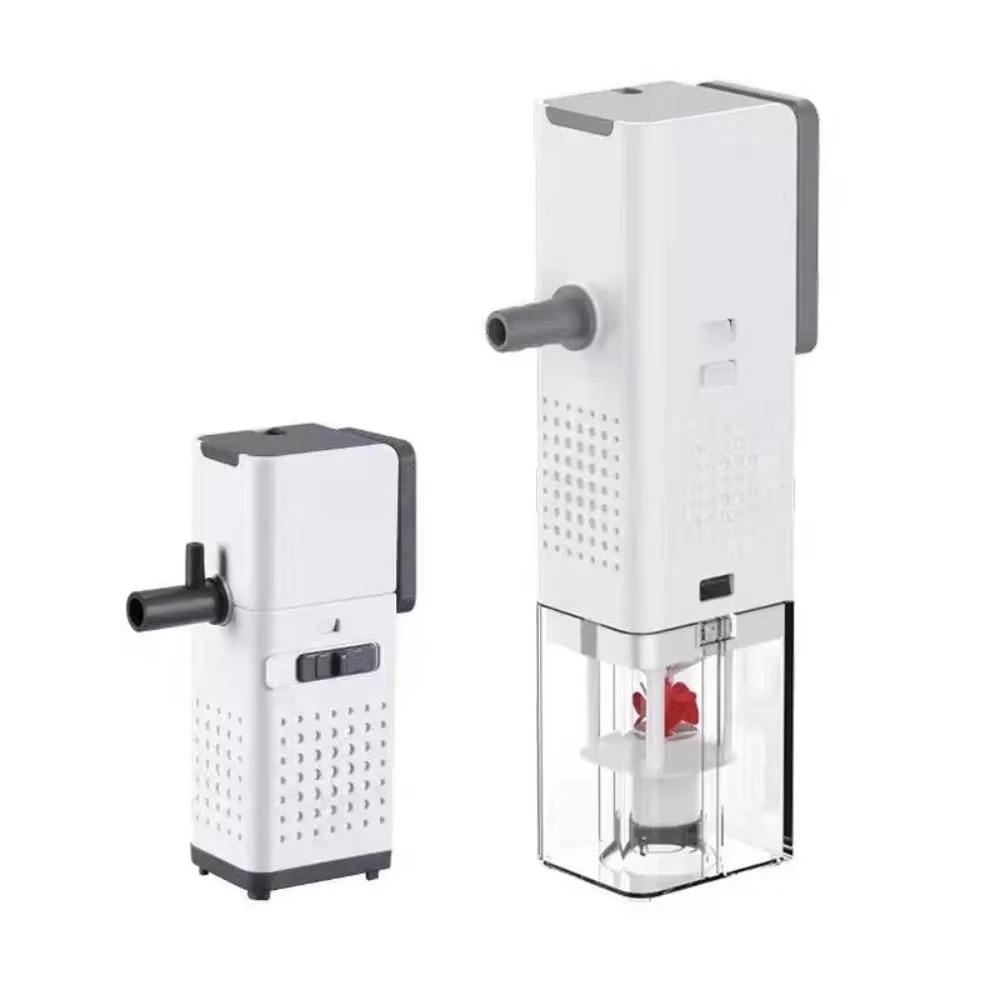 3-in-1 System Aquarium Filter Silent Operation Plastic Water Purification Pump Built-in Filter Strong Power Suction Toilet