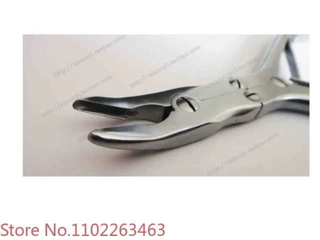 Double joint bone biting forceps, bone biting clips, bone fracture orthopedic instruments