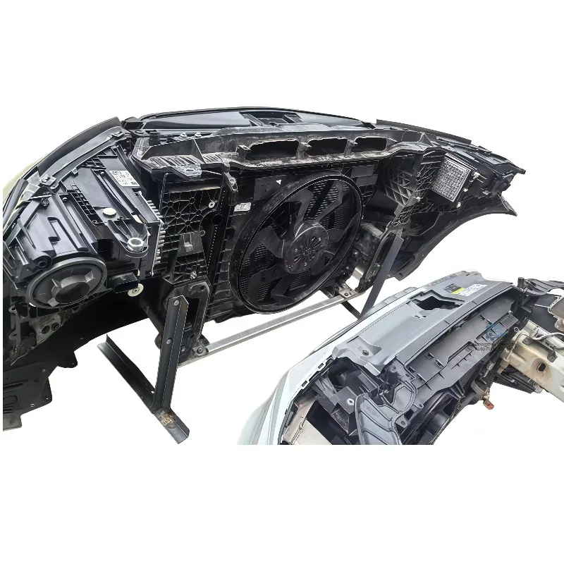 Front Bumper Assembly LED Headlight for Mercedes W167 GLE350 GLE450D AMG Style ABS 100% Fitment Plug and Play Direct Replacement 3