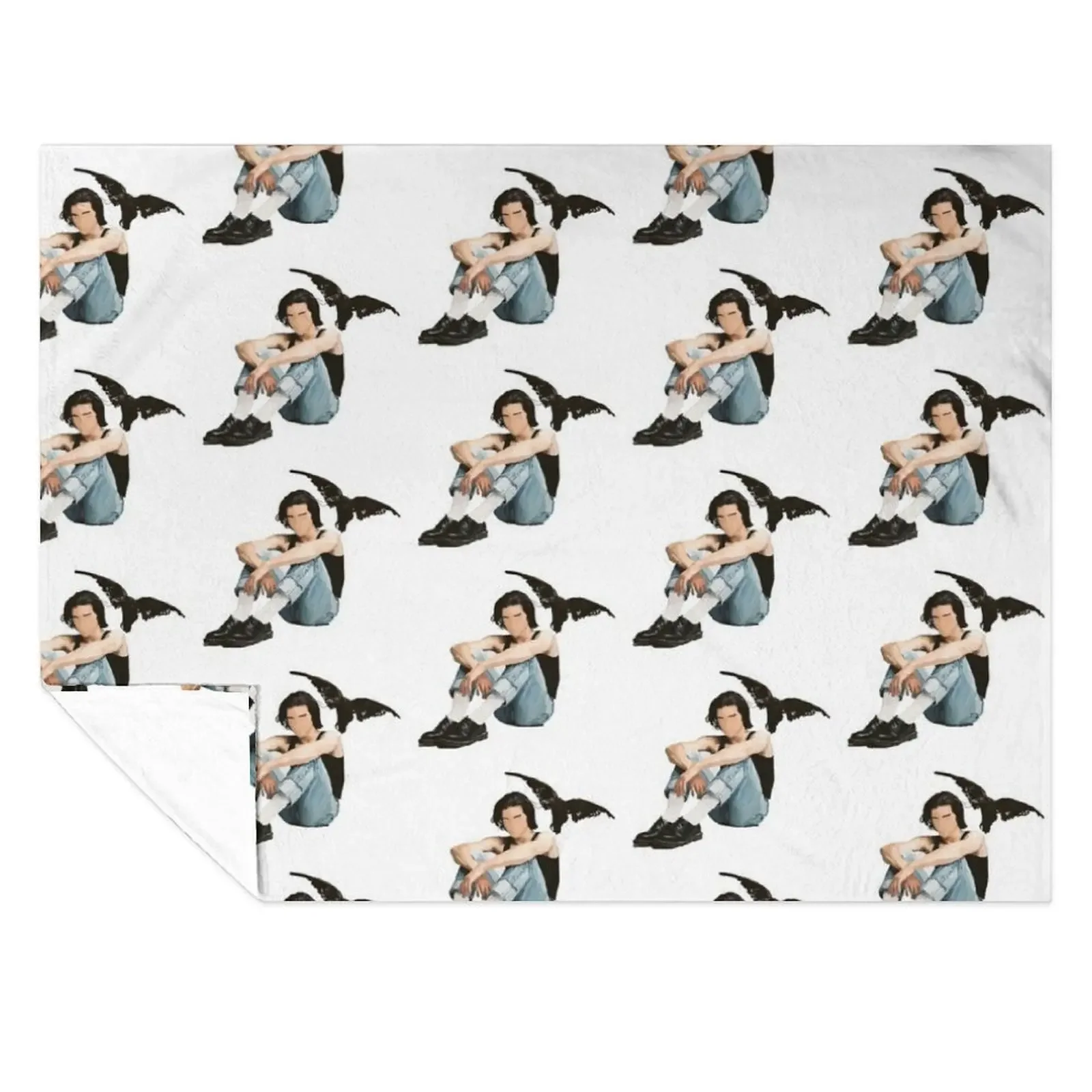 

Conan Gray Kid Krow Album Cover Design Throw Blanket funny gift Quilt Giant Sofa Summer Blankets