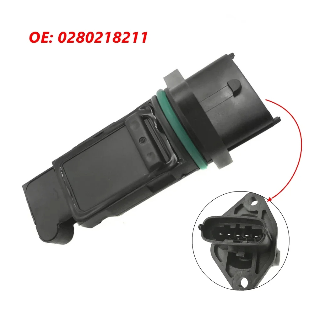 0280218211 MAF Mass Air Flow Meter Sensor For Alfa Romeo Opel Astra Zafira Vauxhall 55187722 836136 55562389