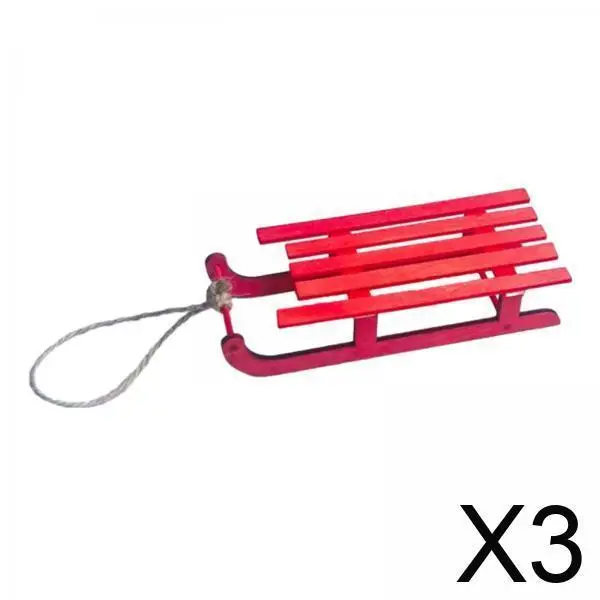 نموذج مزلقة خشبية مصغرة لبيت الدمى يمكنك صنعه بنفسك صندوق هدايا للأثاث لمشهد عيد الميلاد لبيت الدمية 112