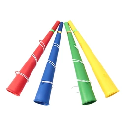 77HC 새로운 축구 게임 팬 응원 파티 경적 플라스틱 Vuvuzela 어린이 트럼펫 장난감 훌륭한 성능
