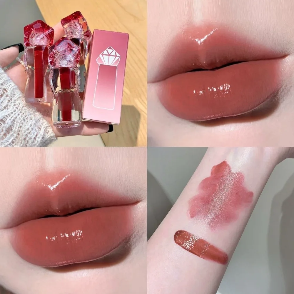 Watery Mirror 3g Mirror Lip Gloss Iridescent Hydrating Lip Tint Long-Lasting Brightening Hydrating Lip Glossy Cosmetics