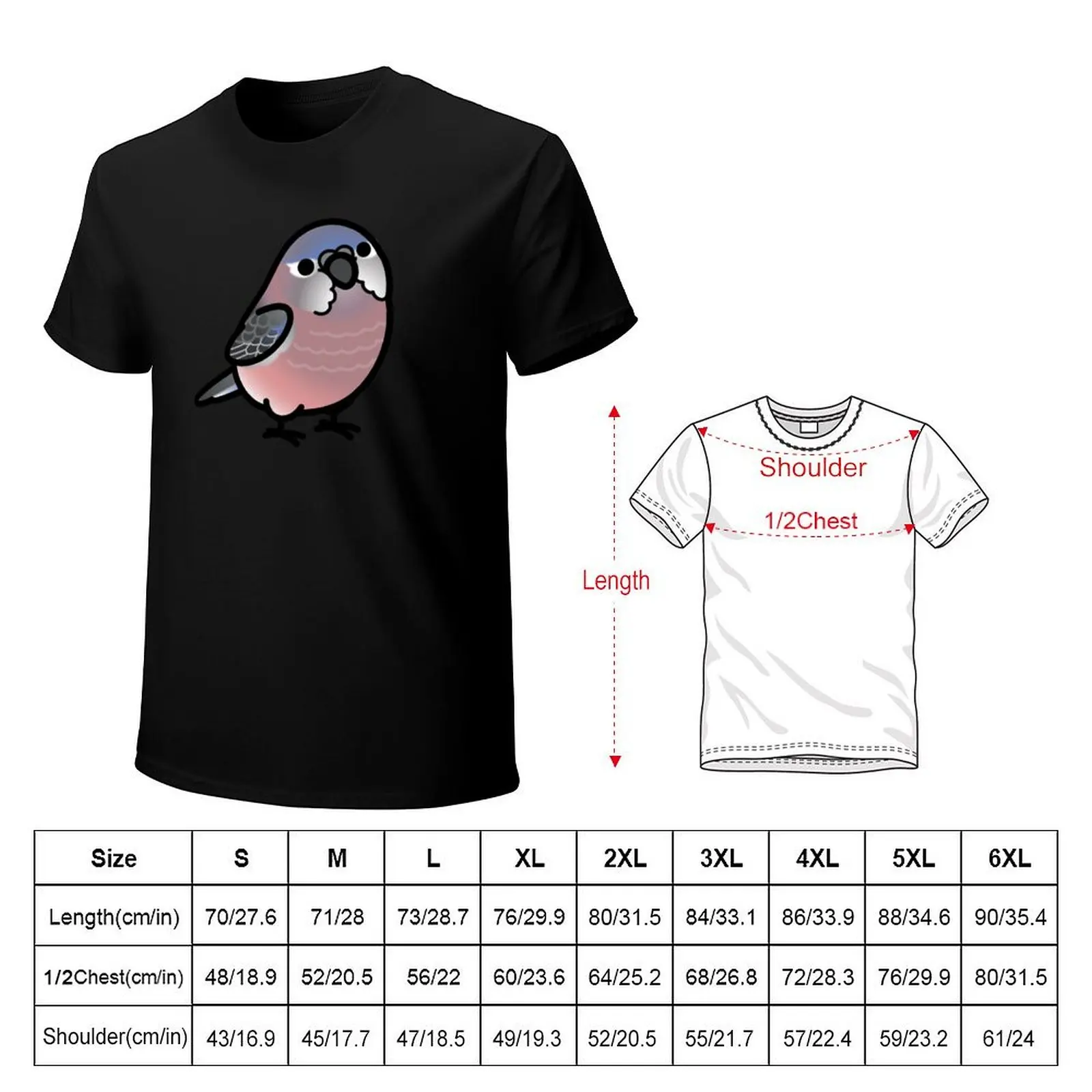 Chubby Bourke's Parakeet T-Shirt man t shirts graphic T-Shirt