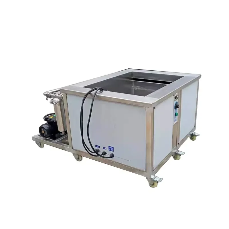 Industrial Ultrasonic Cleaning Machine 100L 150L 200L with Filtration System for Oil Removal Continuous 24H Operation
