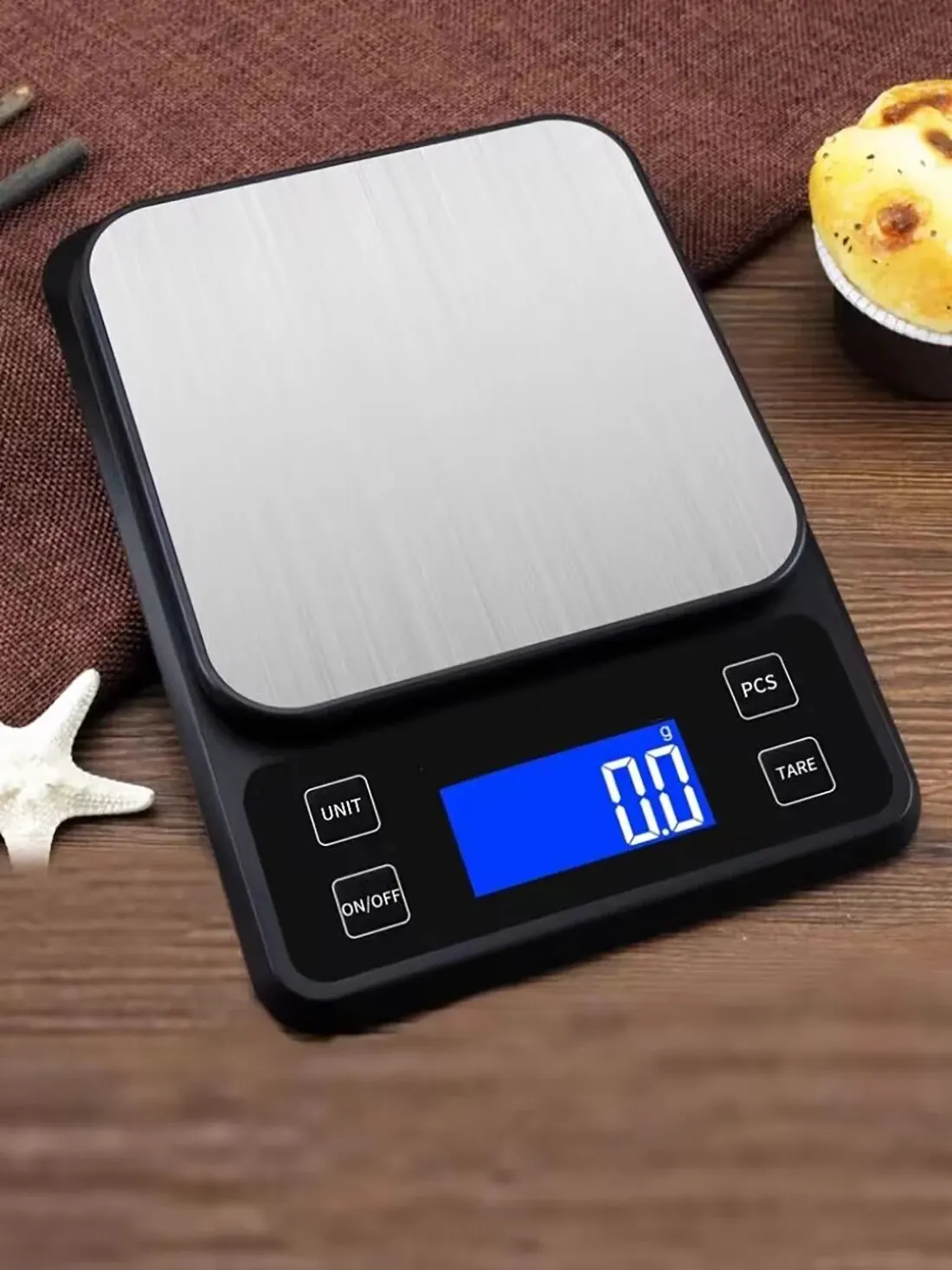 Rechargeable Household Stainless Steel 5kg Food Baking Grams Weighing 0.1g Accurate 10kg Desktop Scale Kitchen Electronic Weigh