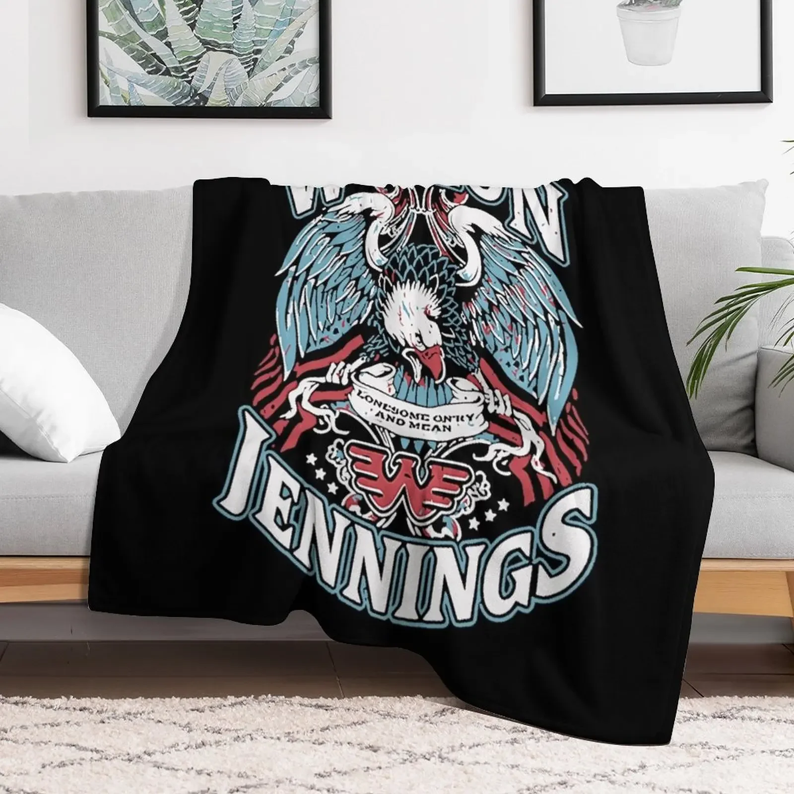 New Waylon Jennings Throw Blanket halloween Weighted Blankets