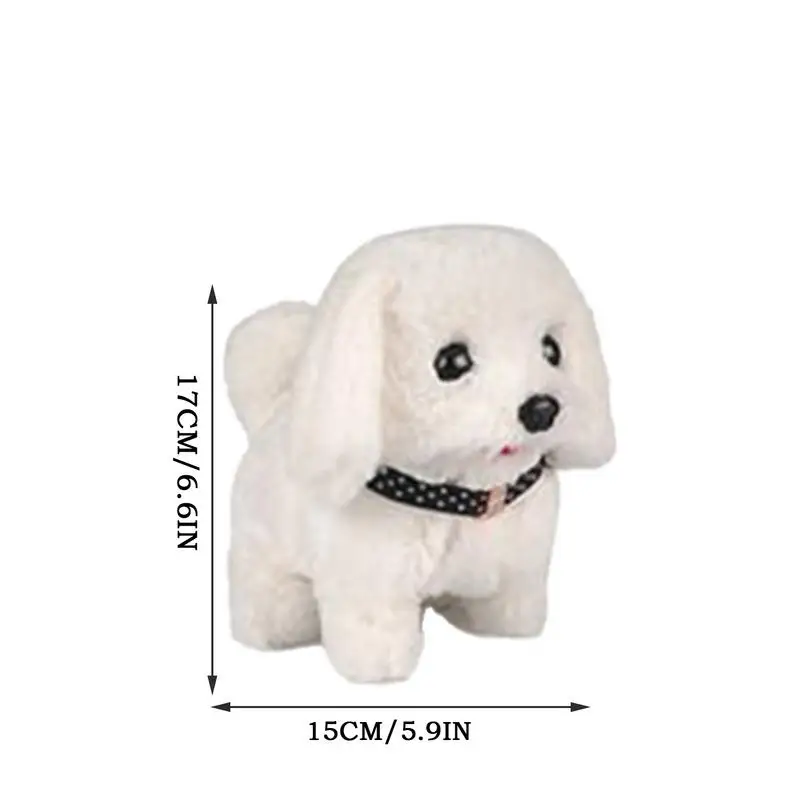 Robot Dog Realistic Robot Puppy That Acts Like A Real Puppy Plush Pet Interactive Electronic Stuffed Animal Walking Barking Tail