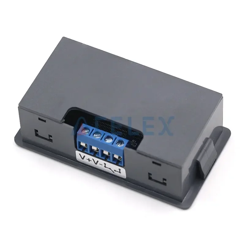 DC12V LEDดิจิตอลรีเลย์หน่วงเวลาโมดูลตั้งเวลารีเลย์สวิทช์ควบคุมTiming Trigger Cycleกับกรณีสำหรับในร่ม