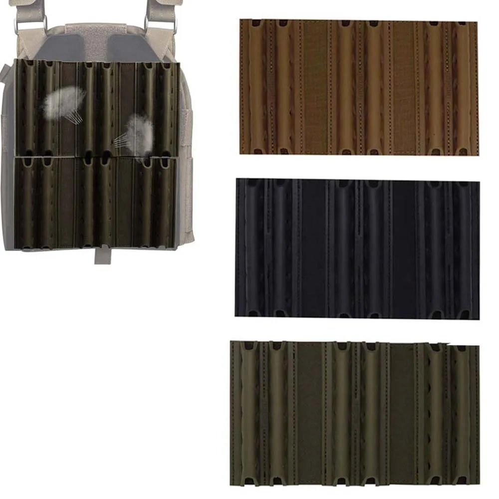 

Tactical Breathable Pad 4-Way Breathable Back Support Pad Backpack Velcro Silicone Pad for Backpack & Tactical Vest