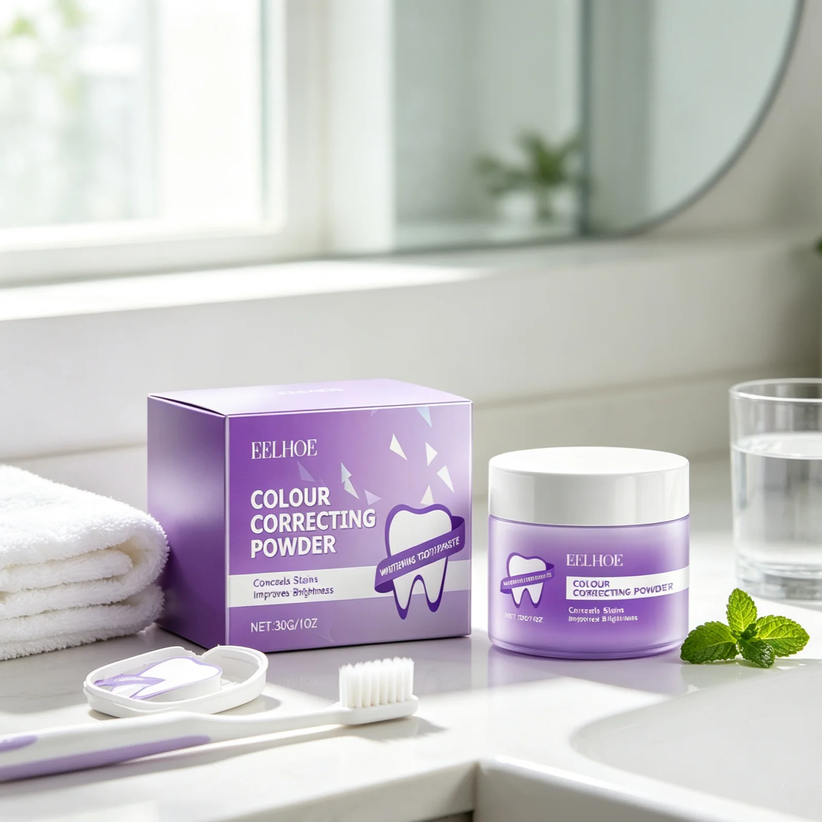 مسحوق تبييض الأسنان من EELHOE - مراجعة Teeth Whitening Xylitol وسعره