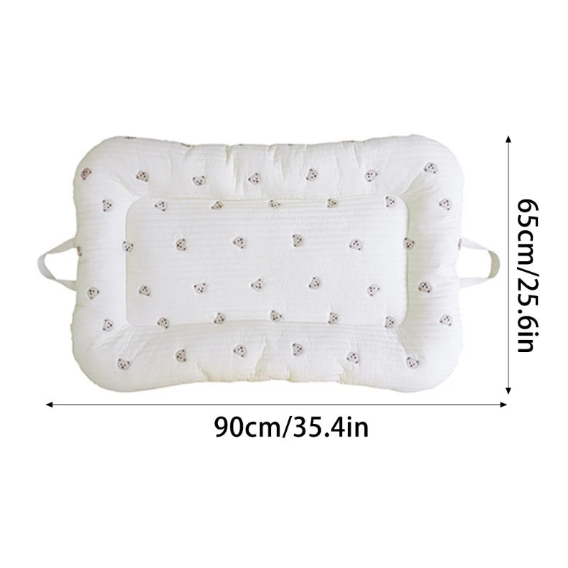 Portable Folding Bassinet Pad Multifunction Baby Mattress Lightweight Travel Bed Playing Mat Soft Cushion for Infants