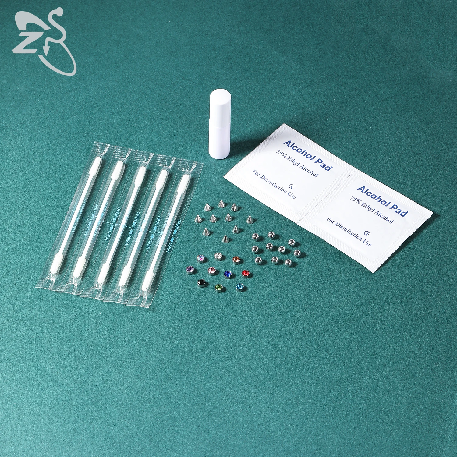 Fake Eyebrow Ring Set for Non-Piercing Body Jewelry