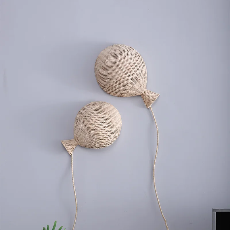 

INS ручной работы из ротанга, настенный декор, натуральный гостевой домик, настенный подвесной креативный декор для детской комнаты, многосценный орнамент