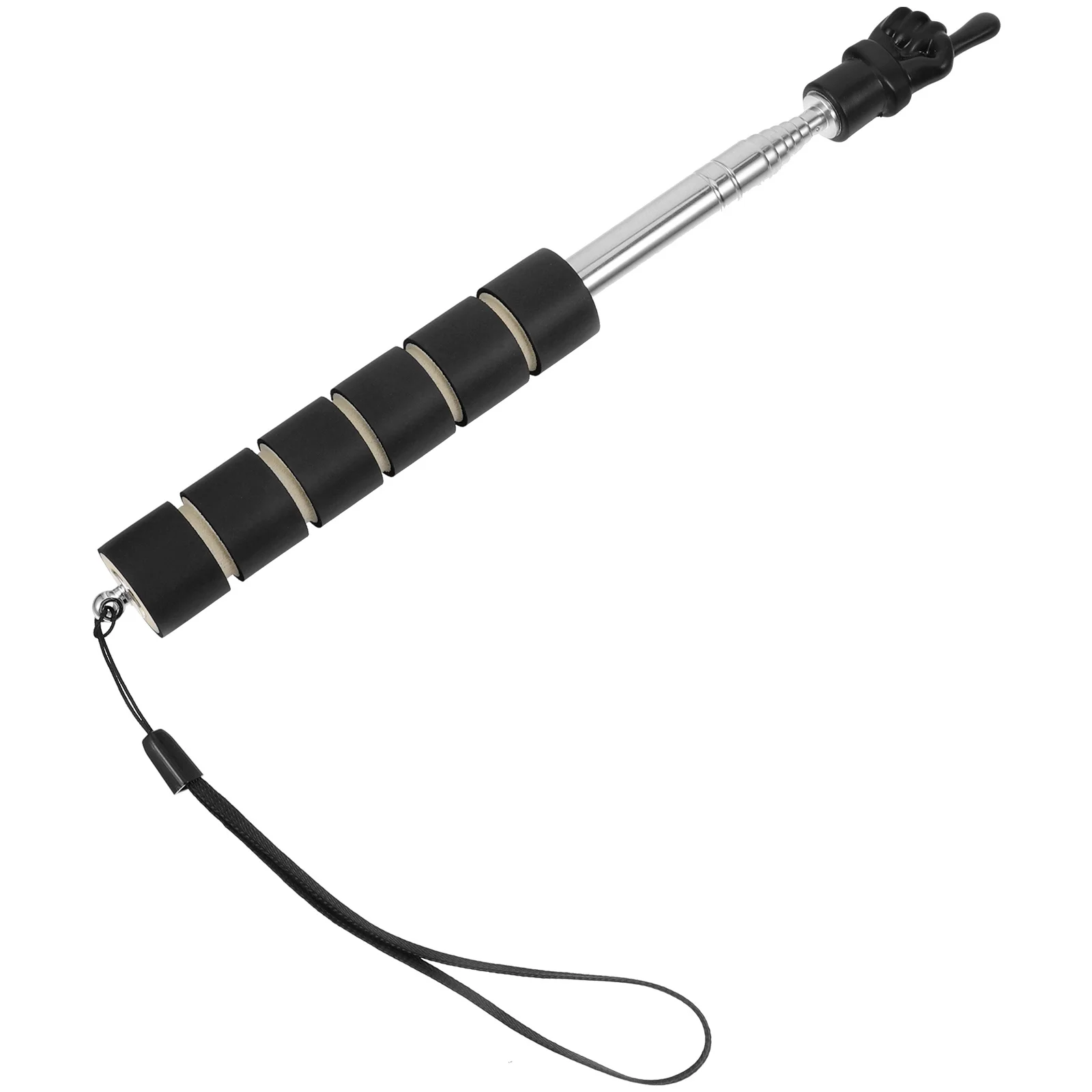 

Teacher Pointer Stick Stainless Steel Foam Indoor Teaching Accessory Reading Pointer for Whiteboard Classroom Training