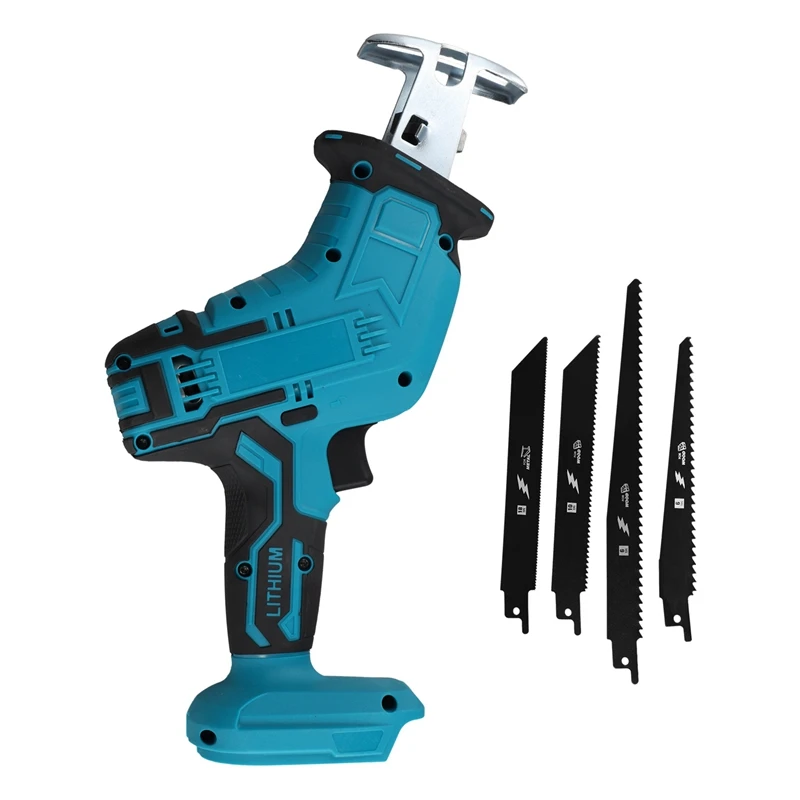 Cordless Electric Reciprocating Saw For Makita Adjustable Speed Chainsaw Wood Metal Pipe Cutting Power Tool