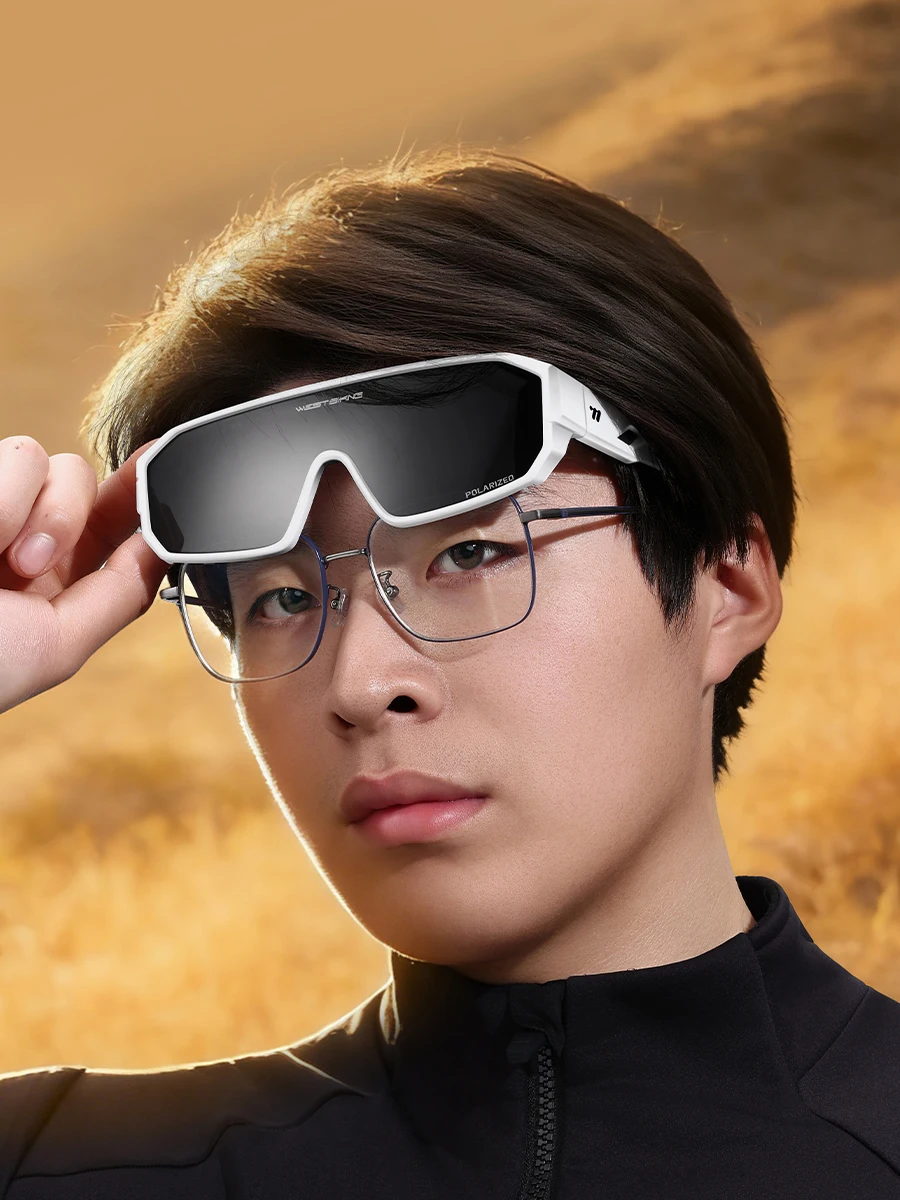 AliExpress West Biking WEST BIKING Polarized Cycling Glasses Fit Over Myopic Sunglasses HD Large Frame Fishing Driving Goggles MTB Road Bike Eyewear