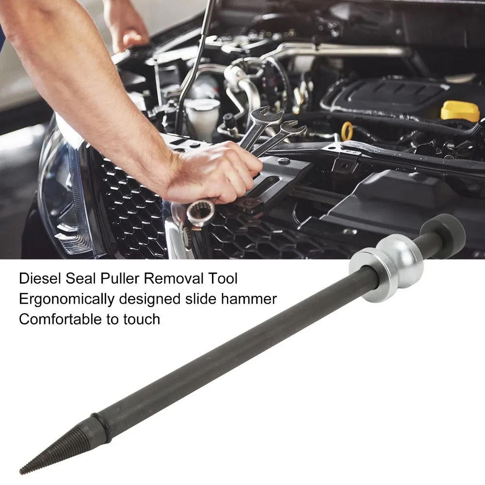 New Carbon Steel Oil Seal Removal Tool Universal Cone Tip Seal Puller Slide Hammer Slide Hammer Seal Puller Auto Repair Shops