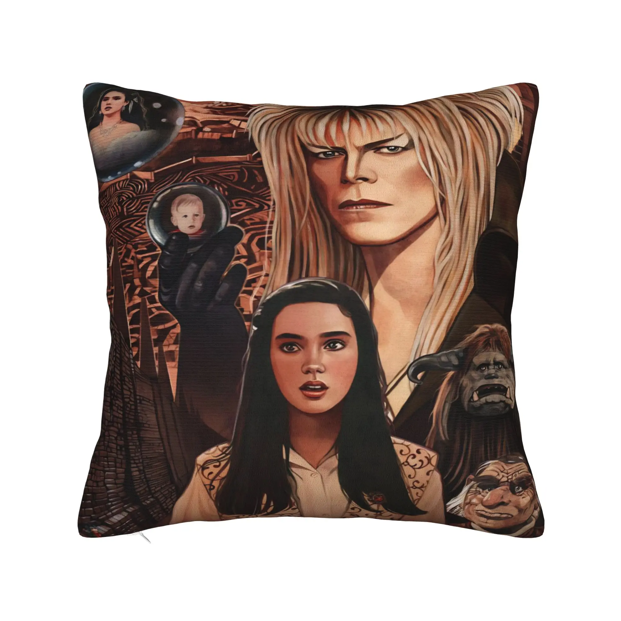Labyrinth Movie Pillowcases Merchandise Printing Cushion Cover Gift  Pillow Case Cover Home Multiple Sizes