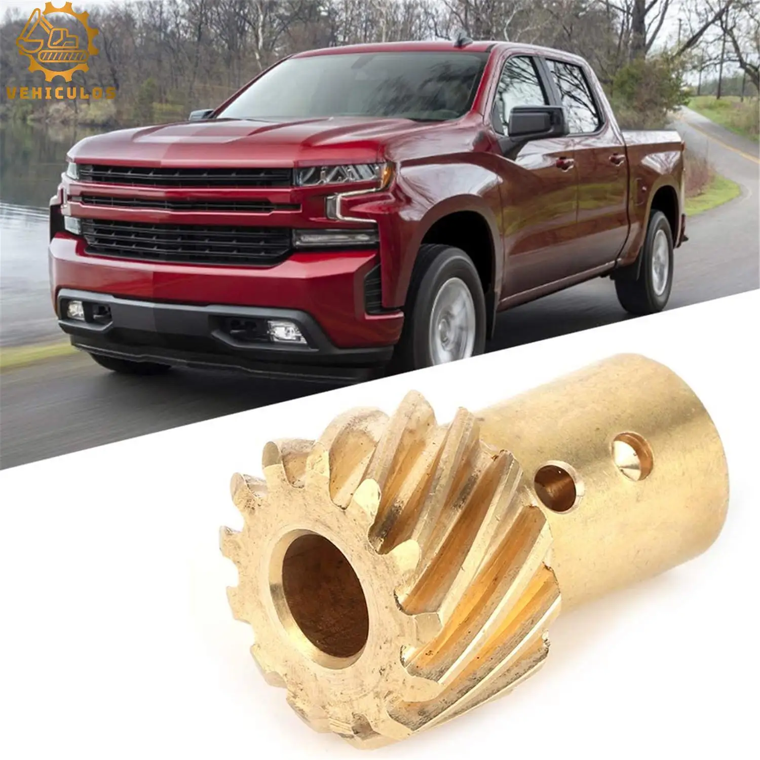 

1Set Car 262-454 Engine Bronze Distributor Gear 0.491" Shaft Small Big Block Hydraulic Roller Cams For Chevy SBC BBC