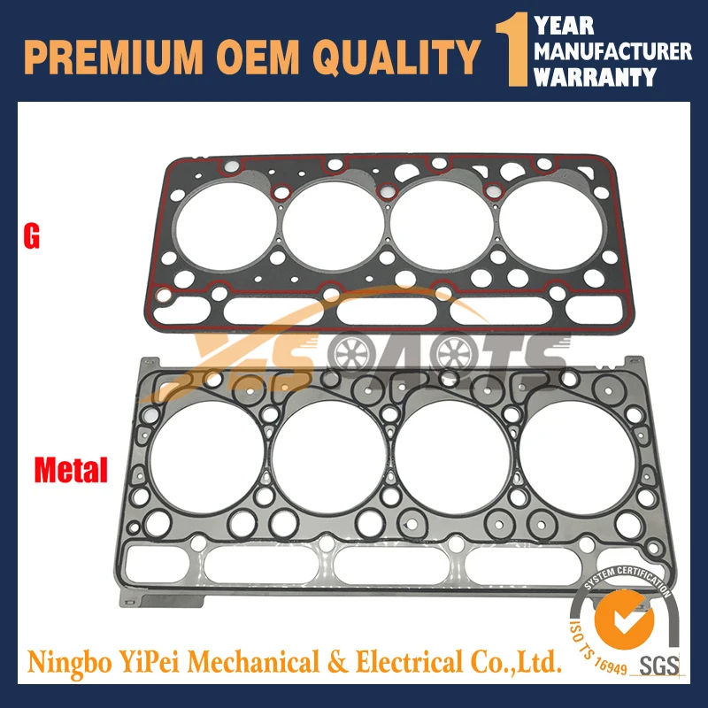 

New Head Gasket for kubota V2203 V2203T V2403 Overhaul Rebuild Gasket