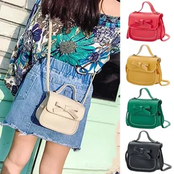 2024 Nowa dziewczęca torba na ramię Korean Edition Fashion Mini Bow Crossbody Bags Large Capacity Leisure Travel Children's Zero Wallet