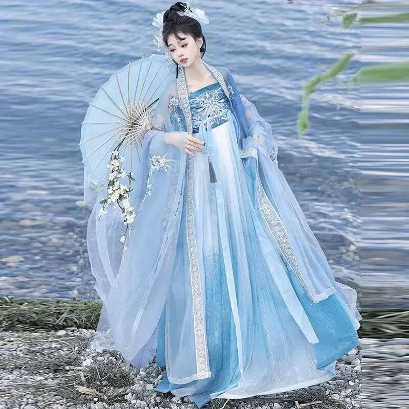 

Hanfu Dress Women Chinese Traditional Cosplay Costume Halloween Cosplay Costume Tang Dynasty Stage Dance Dress Red Hanfu Dress