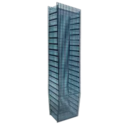 1:350 Scale Office Building Model City Street View Scene Display Assembled Toys