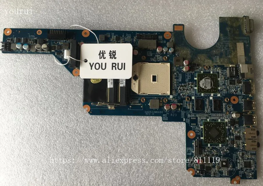 

yourui For HP Pavilion G4 G6 G7 Laptop motherboard DA0R23MB6D0 Fully tested ok