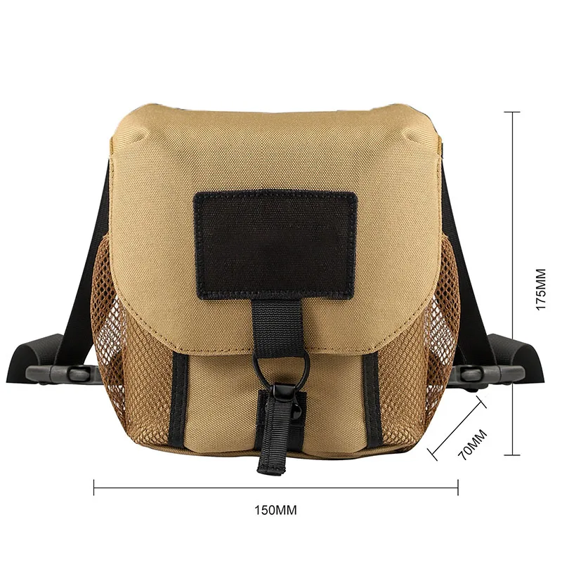 حزمة صدر مجهر مقاومة للماء - حزام بينو خفيف الوزن مع حقيبة محدد المدى، حقيبة صدر متينة محمولة