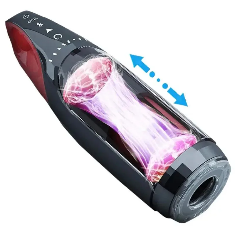 Rocket Raccoon Amazon Top Seller Telescopic Rotating Male Masturbator Cup Machine Sex Toys Wholesale
