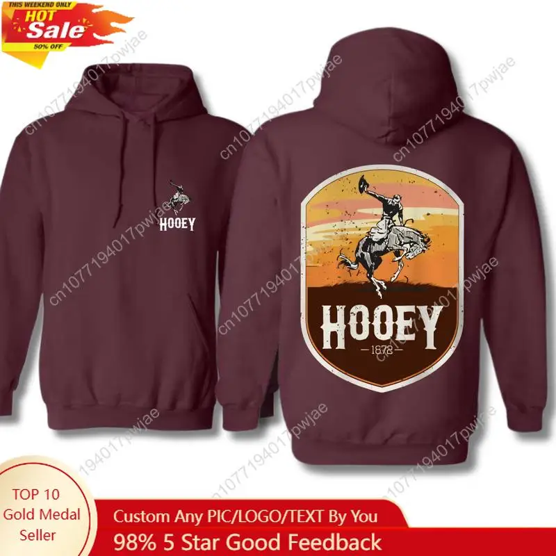 

Hooey Hoodie - Classic Western Rodeo Design with Bold Cowboy Graphics, Unisex Sweatshirt for Everyday Comfort and Western Style