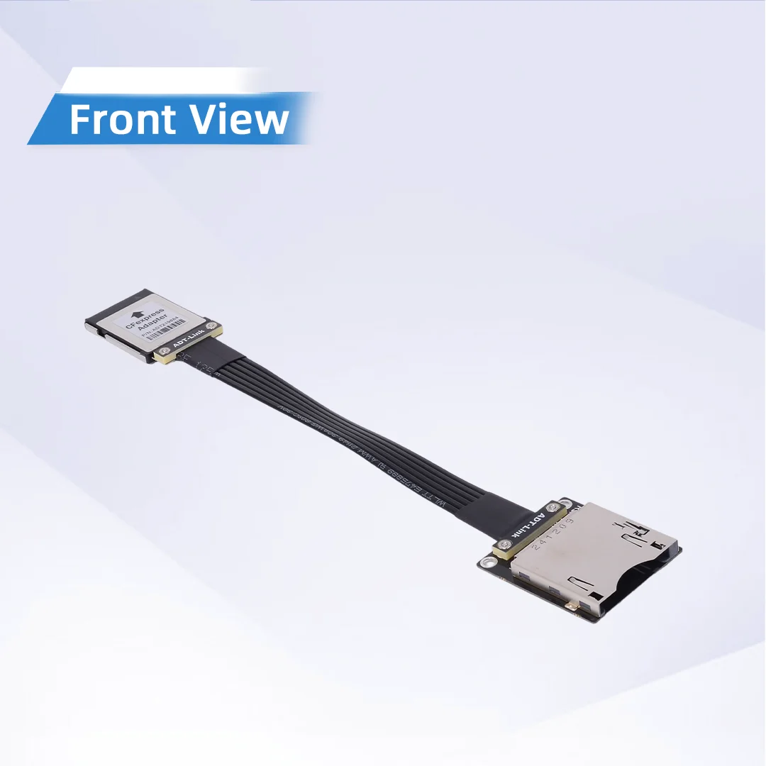 ADT-Link CFexpress Type-B 50Pin CF Card Extension Cable PCIe 4.0x2 for Industrial Control Tool Equipment Digital Memory Card