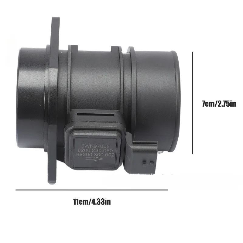 

5WK97008Z MAF Mass Air Flow Meter Sensor for Renault Megane 2 1.5dci Grand Kangoo Scenic Trafic Master 2 New 8200280060 5WK97008