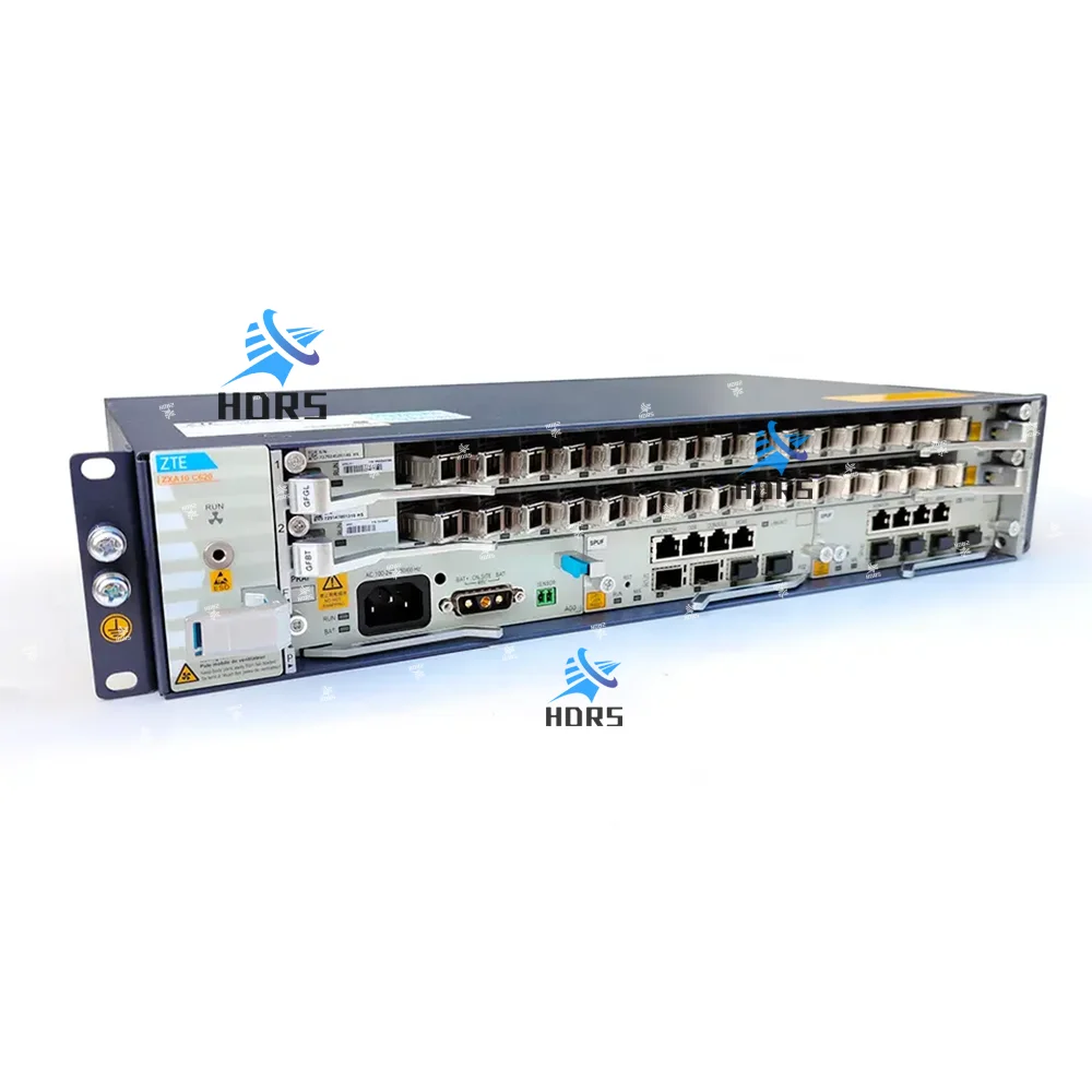 GPON EPON XG-PON XGS-PON OLT ZXA10 C620 2U High Compact Optical Access Platform With 2 Slots