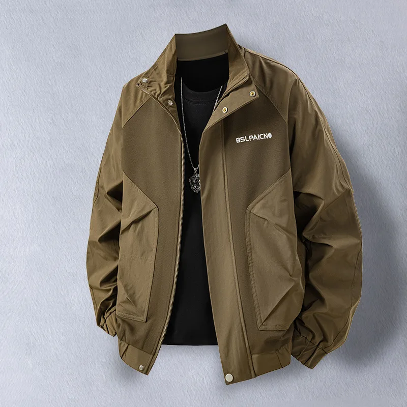 

Men's Classic Fashionable Simple Jacket 2025 Casual Trendy Versatile Soft Skin-Friendly Comfortable Fit Streetwear