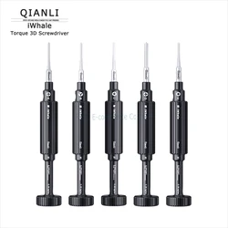 Torque 3D Screwdriver QIANLI iWhale High Precision Disassembly Kit for Mobile Phone Repair Openning Tool Magnetic Screwdrivers