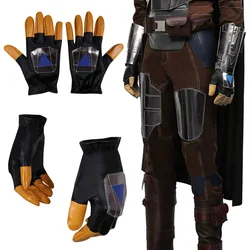Din Djarin Gloves TV Bounty Hunter Cosplay Fantasy Costume Accessories Adult Men Roleplay Fantasia Props Male Halloween Decor