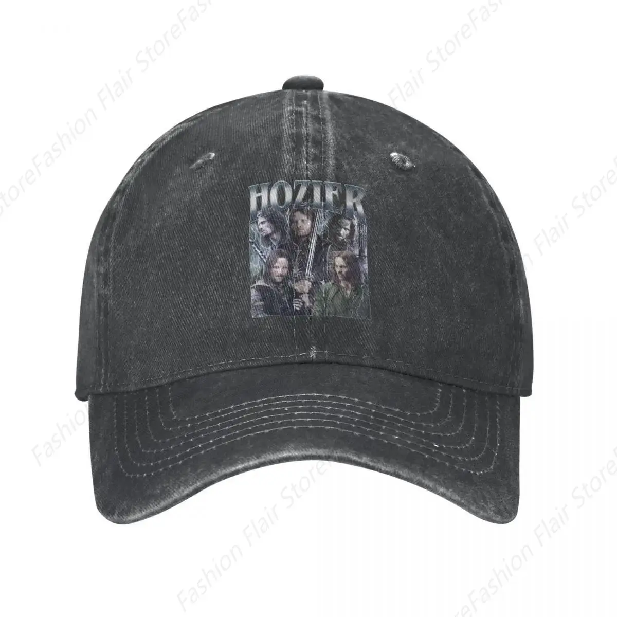 Baseball Caps Retro Hozier Bootleg Accessories Unisex Style Casual Distressed Cotton Rock Band Style Sun Cap